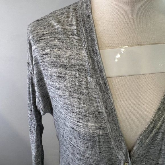 🌿4/$35🌿‎ H&M Grey Long Button Down Cardigan (XS) - Picture 3 of 10